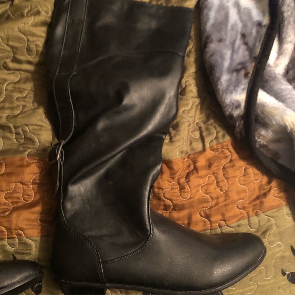 Black boots
